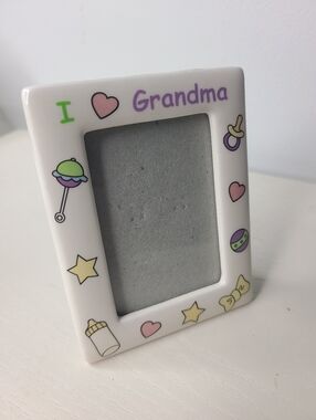 I Love Grandma Baby Photo Frame Russ Nursery Gift Cute Decor